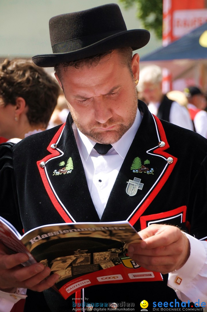 Jodlerfest in Gossau, SG - Schweiz, 03.07.2016