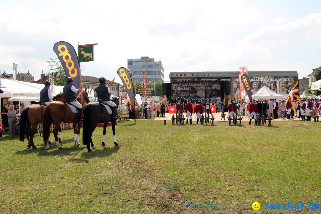 Jodlerfest in Gossau, SG - Schweiz, 03.07.2016