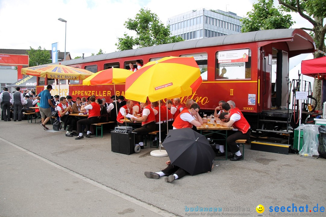 Jodlerfest in Gossau, SG - Schweiz, 03.07.2016