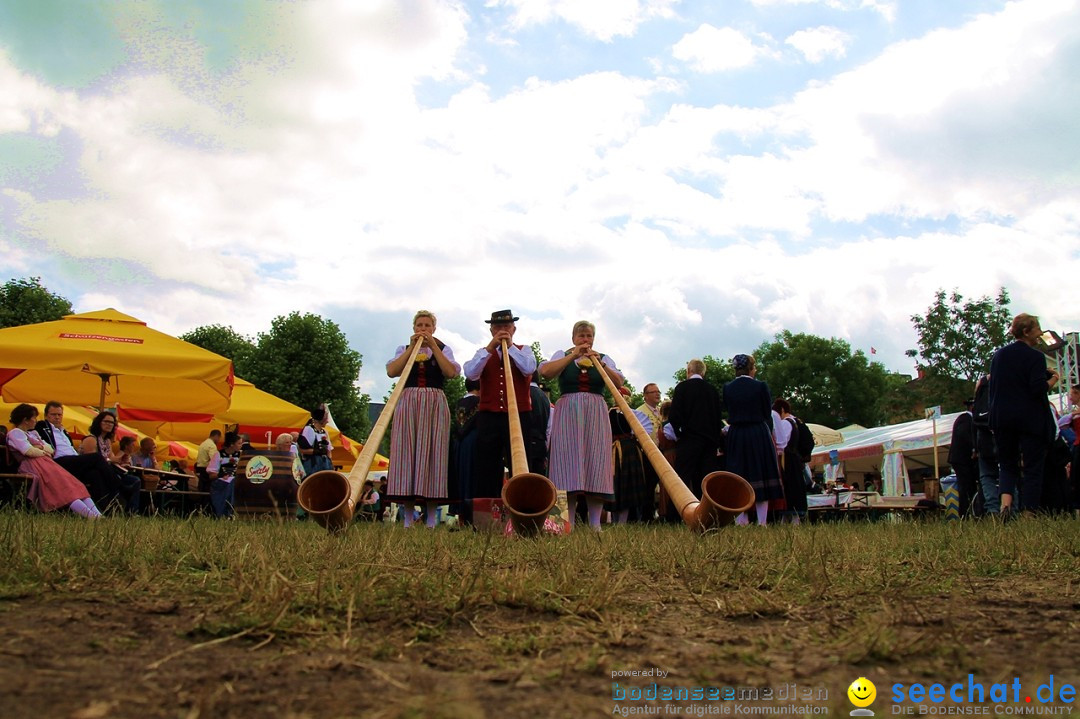 Jodlerfest in Gossau, SG - Schweiz, 03.07.2016