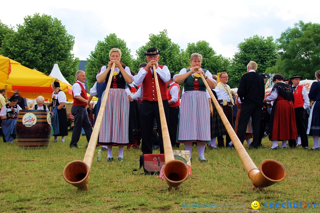 Jodlerfest in Gossau, SG - Schweiz, 03.07.2016