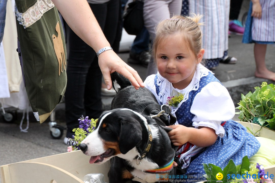 Jodlerfest in Gossau, SG - Schweiz, 03.07.2016