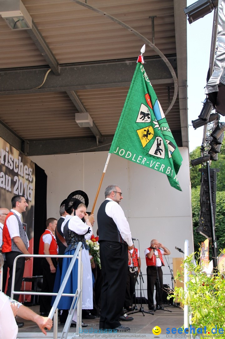 Jodlerfest in Gossau, SG - Schweiz, 03.07.2016