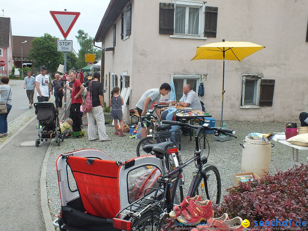 Hof-Flohmarkt in Kanzach, 10.07.2016