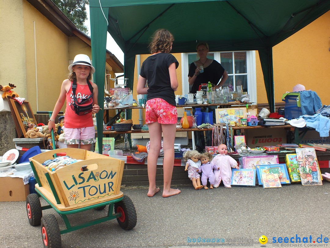 Hof-Flohmarkt in Kanzach, 10.07.2016