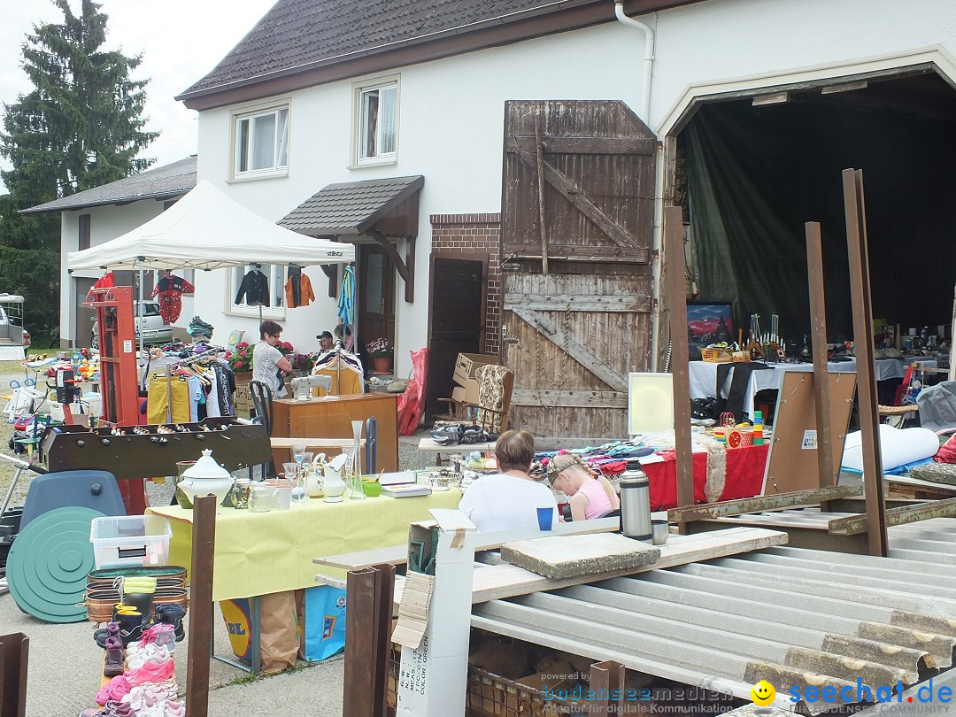 Hof-Flohmarkt in Kanzach, 10.07.2016