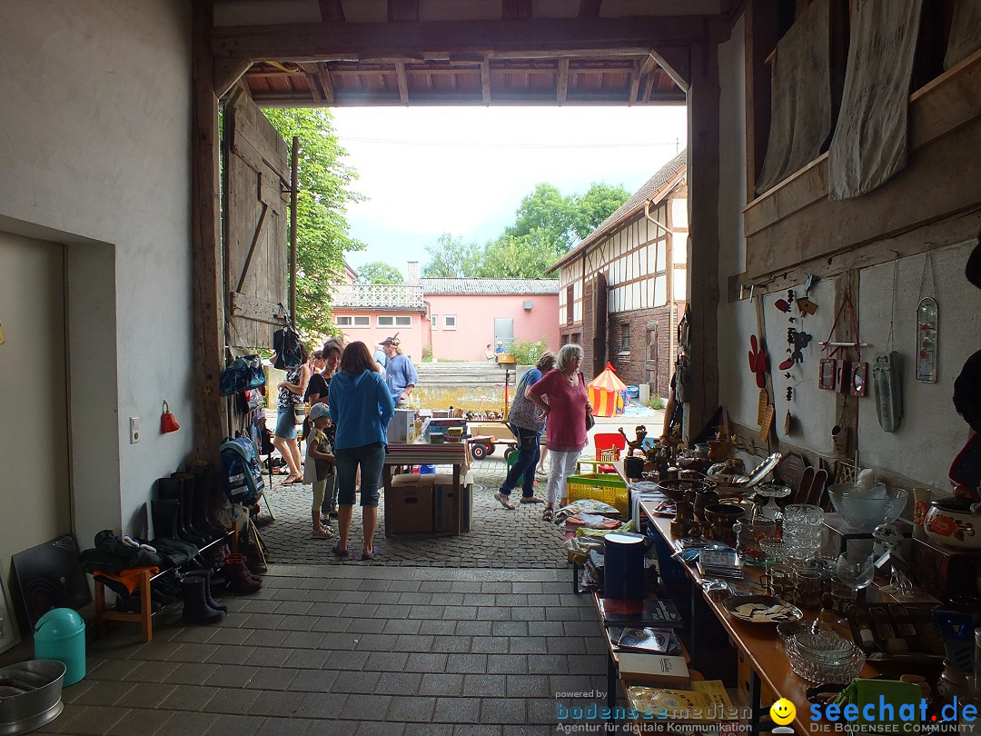 Hof-Flohmarkt in Kanzach, 10.07.2016