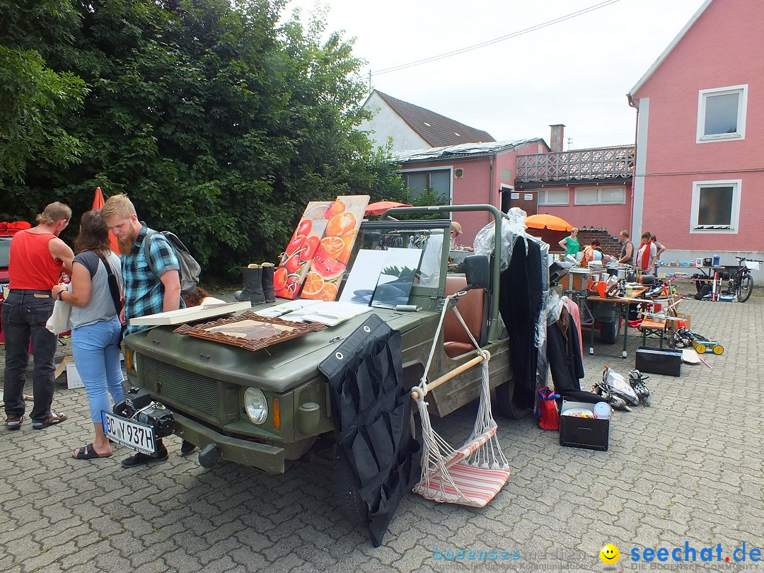 Hof-Flohmarkt in Kanzach, 10.07.2016