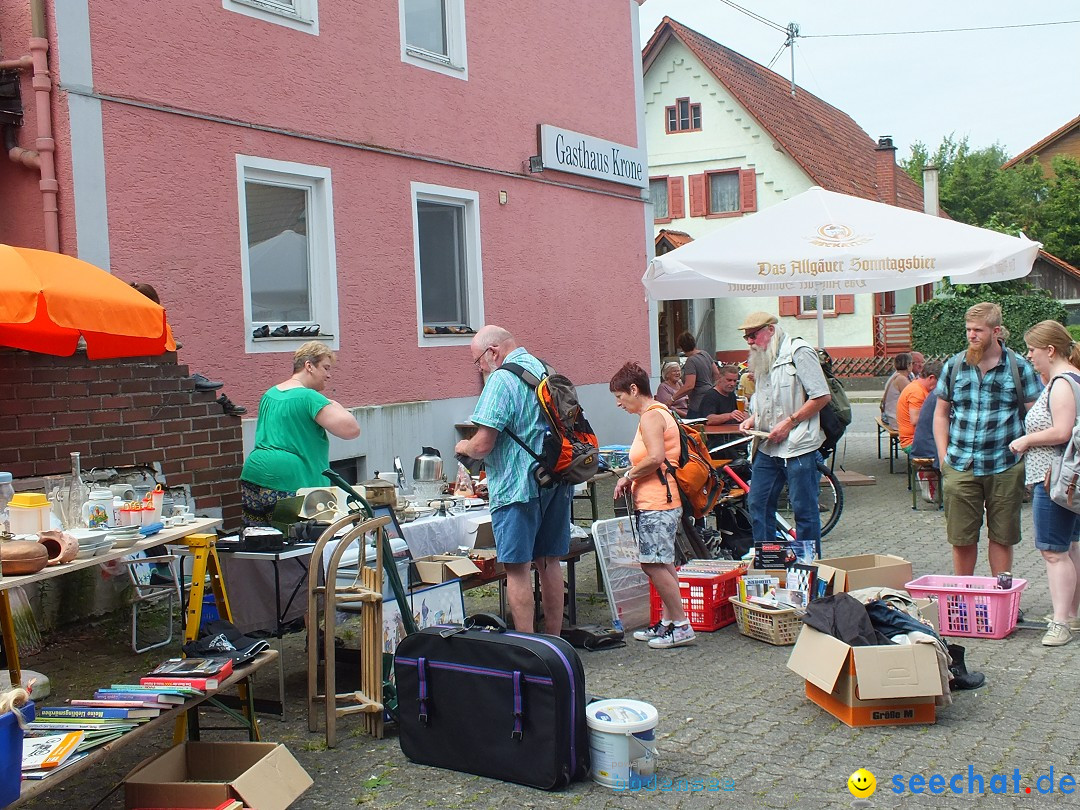 Hof-Flohmarkt in Kanzach, 10.07.2016