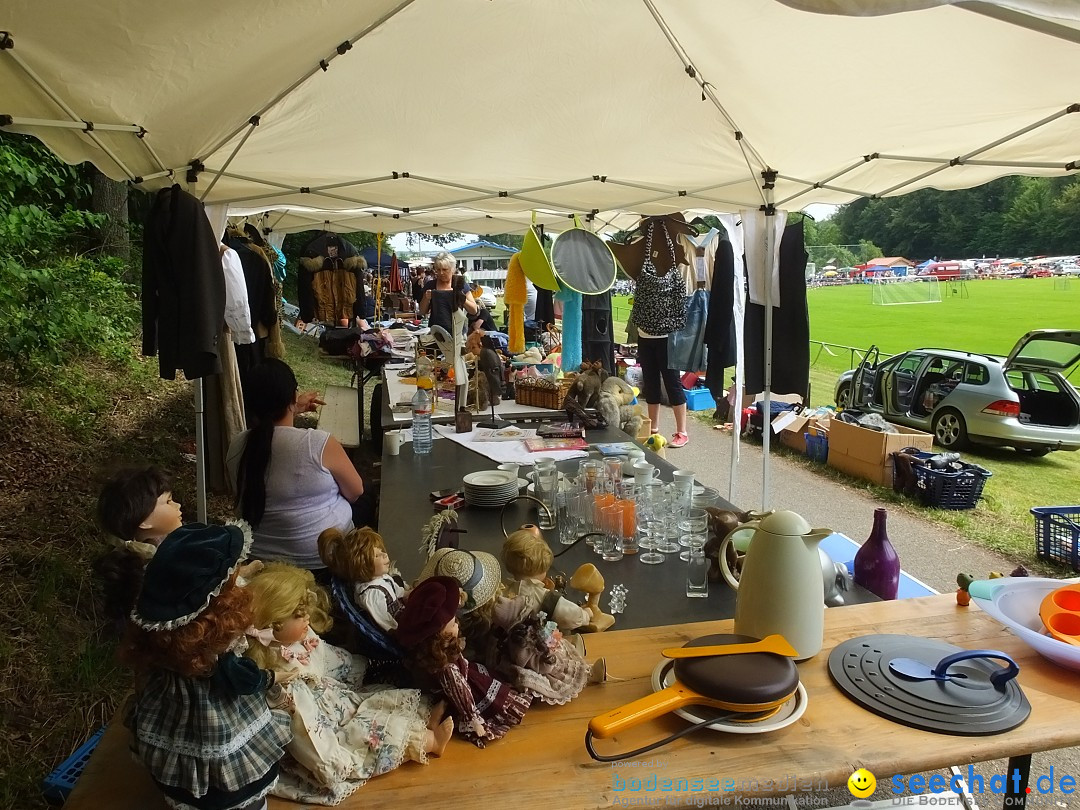 Waldflohmarkt: Mengen-Rosna, 10.07.2016