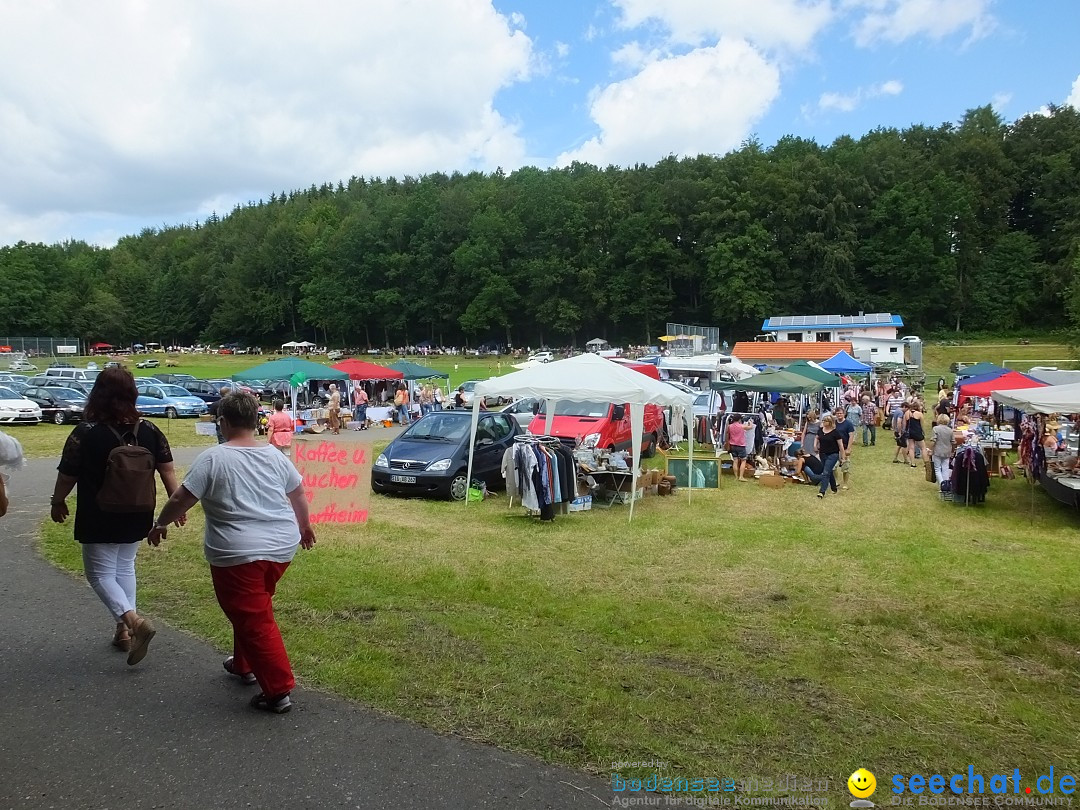 Waldflohmarkt: Mengen-Rosna, 10.07.2016