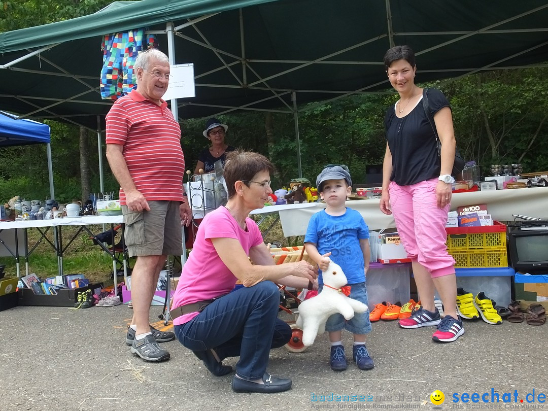 Waldflohmarkt: Mengen-Rosna, 10.07.2016