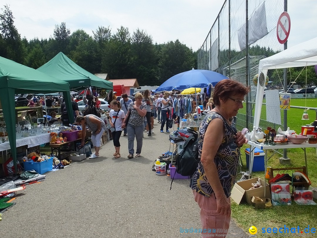 Waldflohmarkt: Mengen-Rosna, 10.07.2016