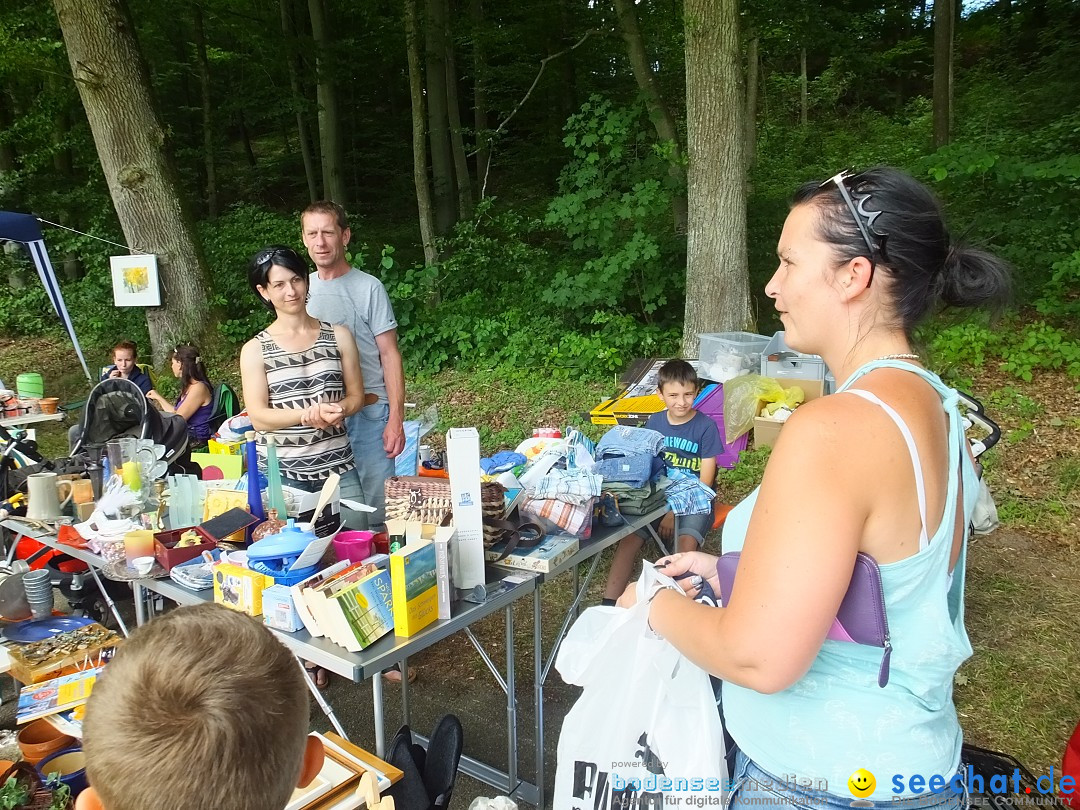 Waldflohmarkt: Mengen-Rosna, 10.07.2016