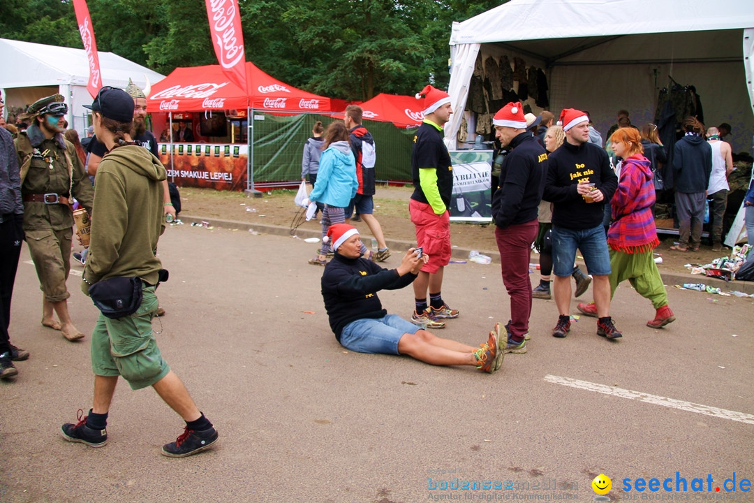 Haltestelle Woodstock Festival Polen: Kostrzyn nahe Odr&amp;amp;amp;amp;amp;#261;, 16.07.2016