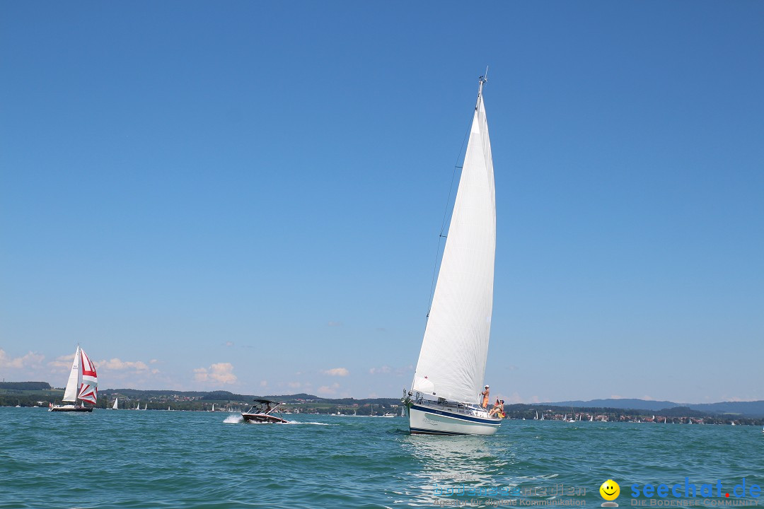 Uferfest mit Feuerwerk: Langenargen am Bodensee, 30.07.2016