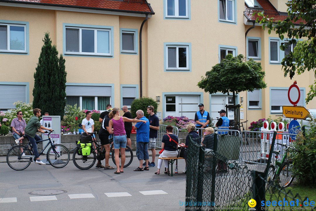 Uferfest mit Feuerwerk: Langenargen am Bodensee, 30.07.2016