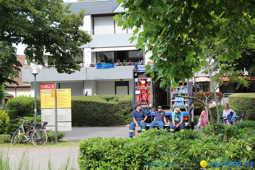 Uferfest mit Feuerwerk: Langenargen am Bodensee, 30.07.2016