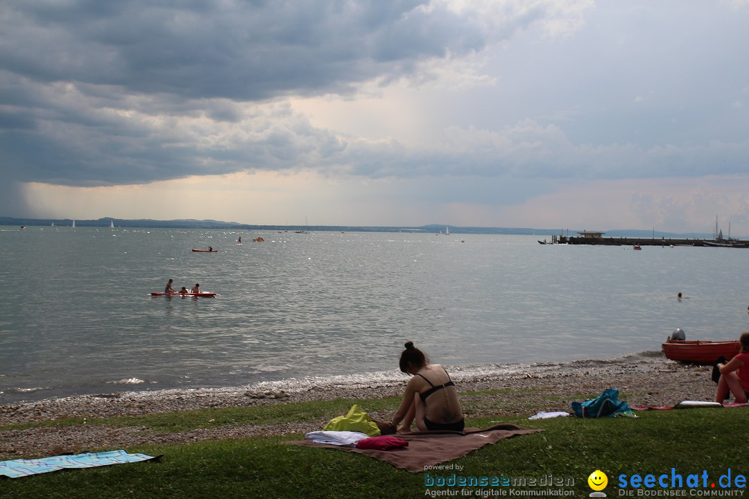 Uferfest mit Feuerwerk: Langenargen am Bodensee, 30.07.2016