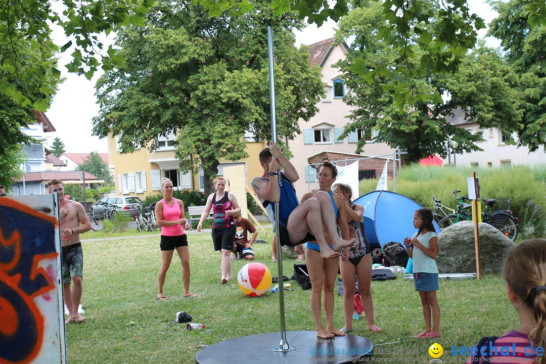 Uferfest mit Feuerwerk: Langenargen am Bodensee, 30.07.2016