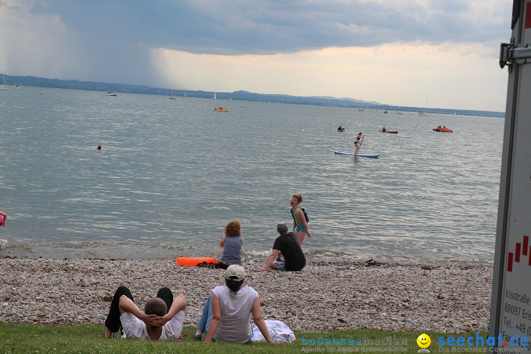 Uferfest mit Feuerwerk: Langenargen am Bodensee, 30.07.2016