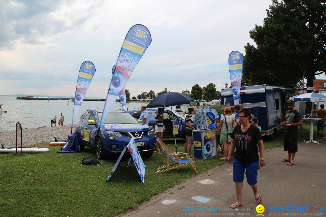 Uferfest mit Feuerwerk: Langenargen am Bodensee, 30.07.2016