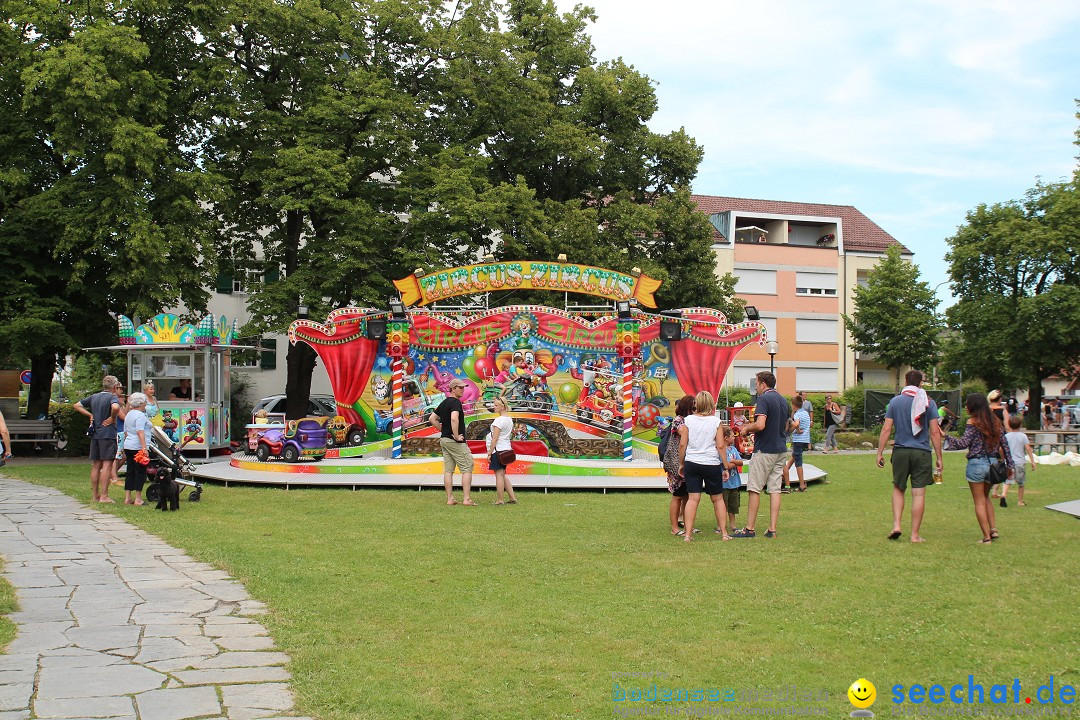 Uferfest mit Feuerwerk: Langenargen am Bodensee, 30.07.2016