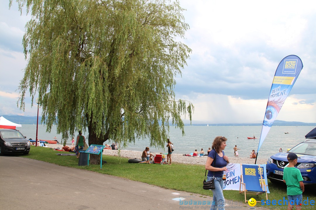 Uferfest mit Feuerwerk: Langenargen am Bodensee, 30.07.2016