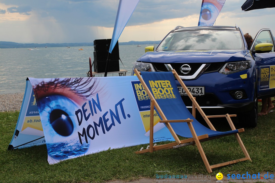 Uferfest mit Feuerwerk: Langenargen am Bodensee, 30.07.2016