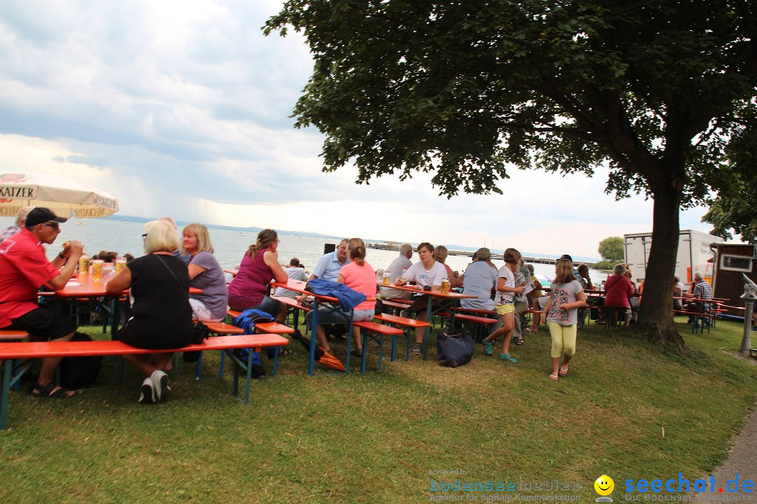 Uferfest mit Feuerwerk: Langenargen am Bodensee, 30.07.2016