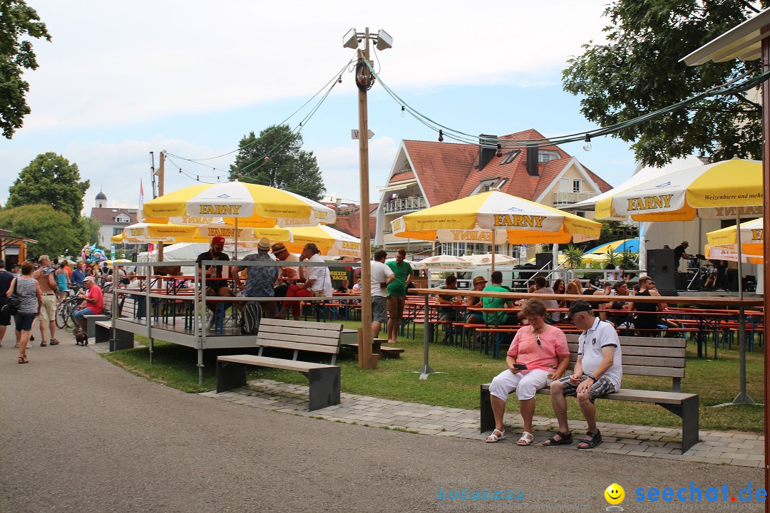 Uferfest mit Feuerwerk: Langenargen am Bodensee, 30.07.2016