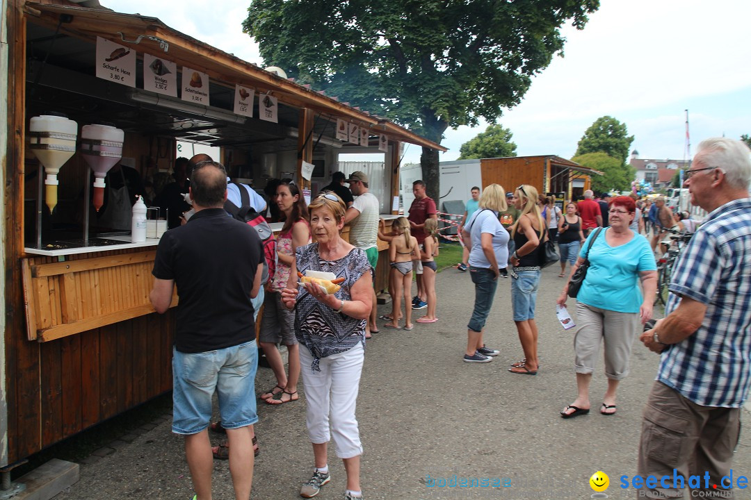 Uferfest mit Feuerwerk: Langenargen am Bodensee, 30.07.2016