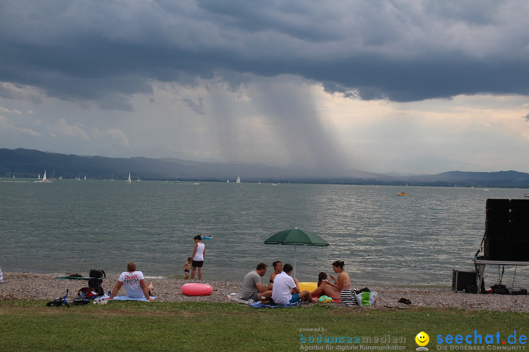 Uferfest mit Feuerwerk: Langenargen am Bodensee, 30.07.2016