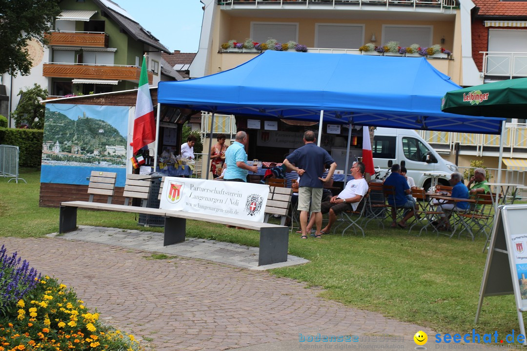 Uferfest mit Feuerwerk: Langenargen am Bodensee, 30.07.2016