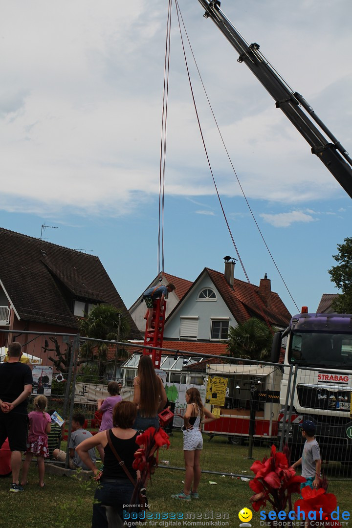 Uferfest mit Feuerwerk: Langenargen am Bodensee, 30.07.2016