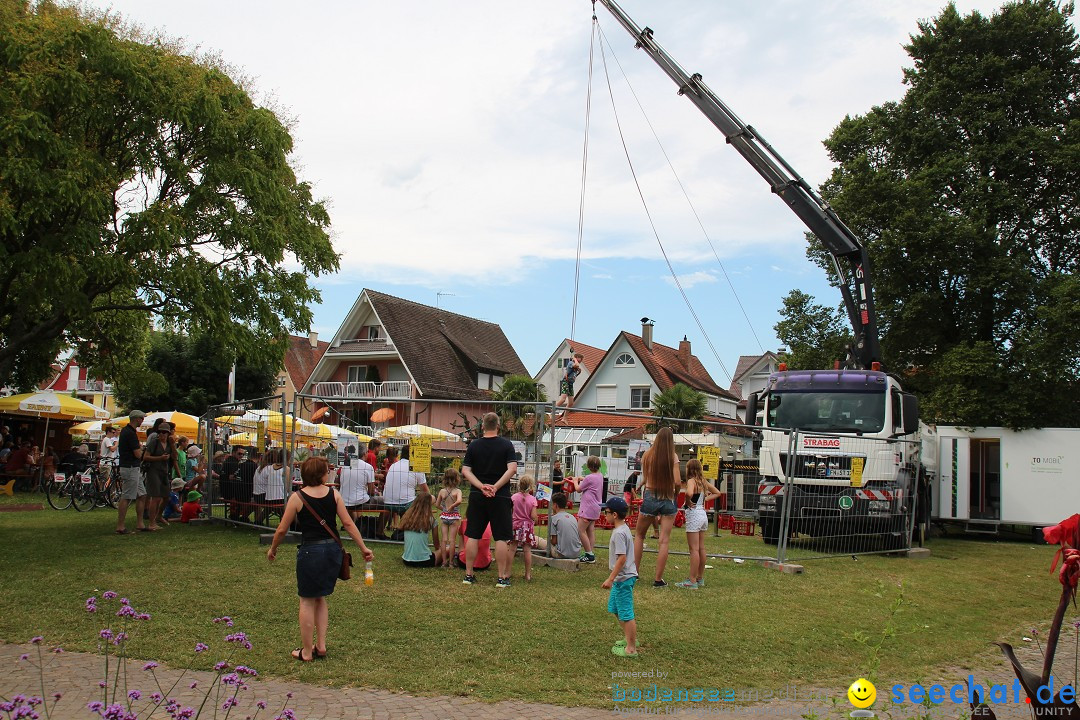 Uferfest mit Feuerwerk: Langenargen am Bodensee, 30.07.2016