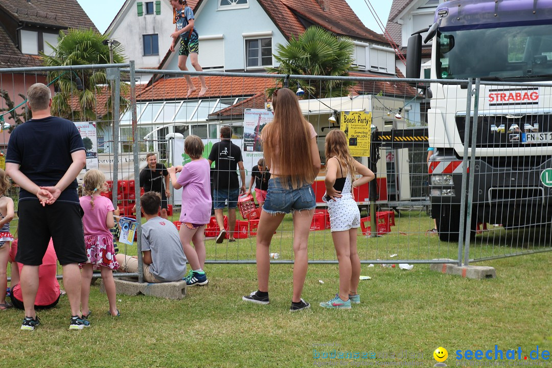 Uferfest mit Feuerwerk: Langenargen am Bodensee, 30.07.2016