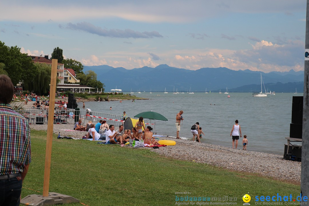 Uferfest mit Feuerwerk: Langenargen am Bodensee, 30.07.2016