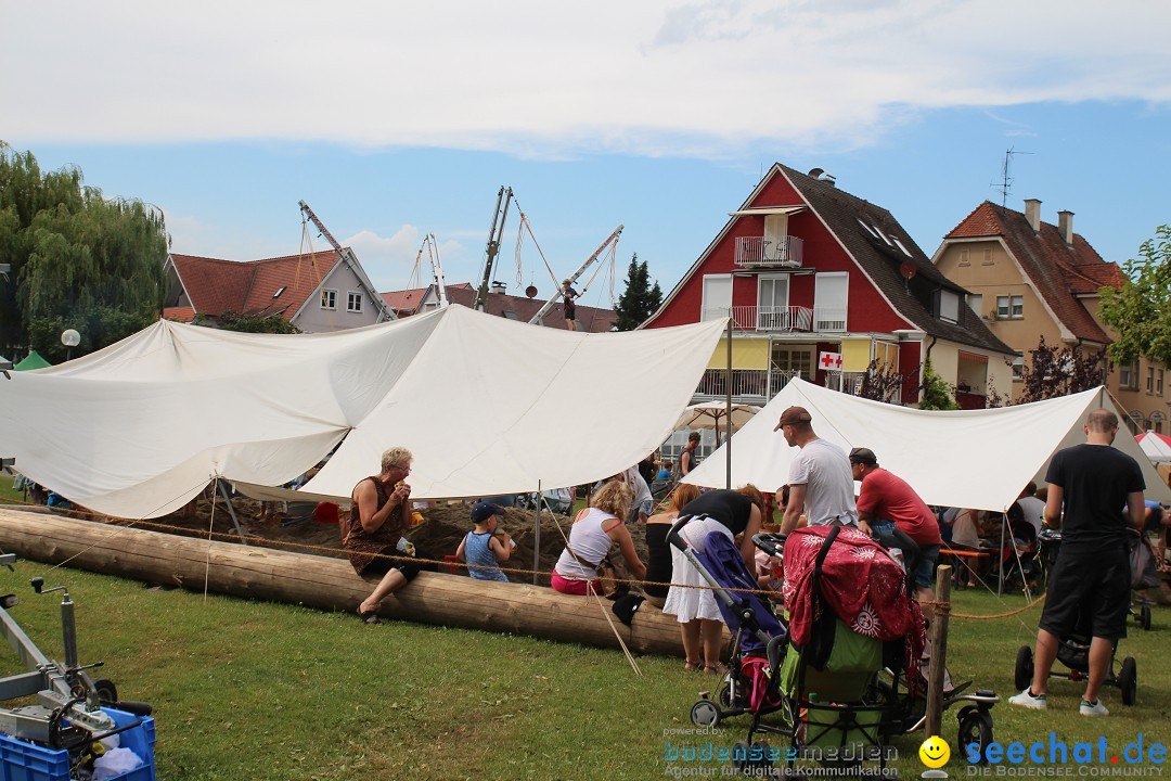 Uferfest mit Feuerwerk: Langenargen am Bodensee, 30.07.2016