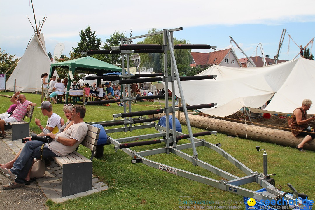 Uferfest mit Feuerwerk: Langenargen am Bodensee, 30.07.2016