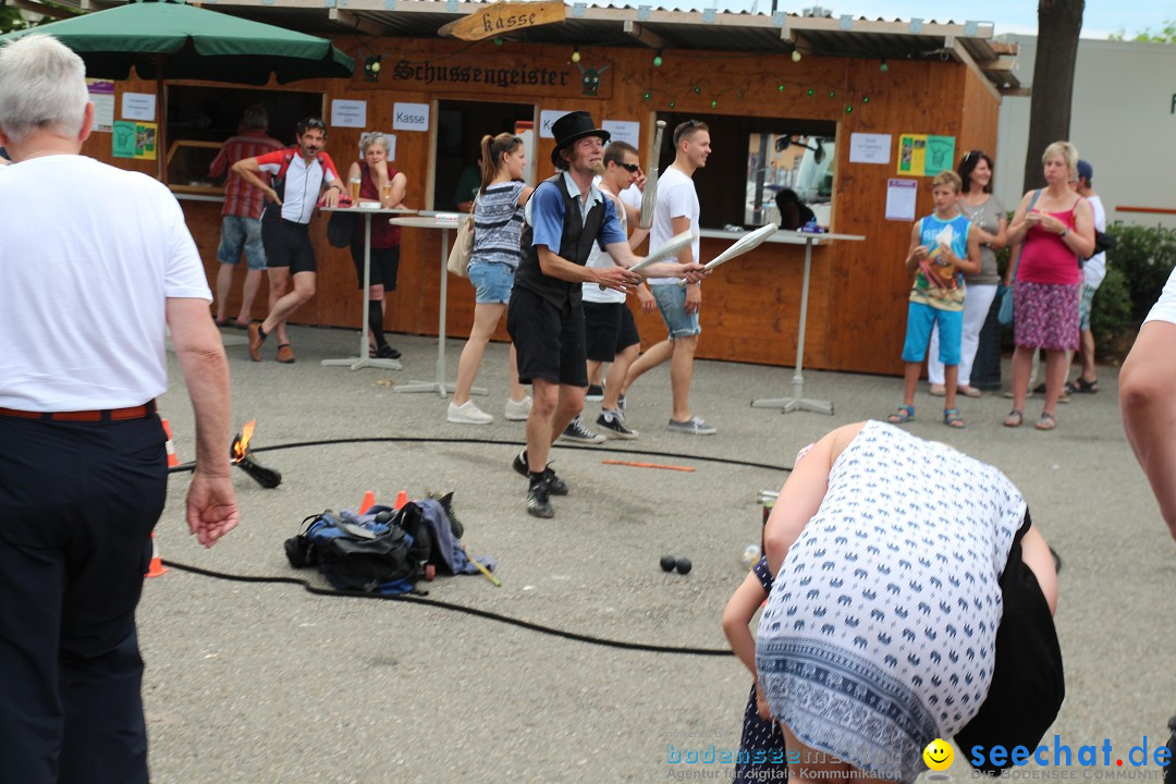 Uferfest mit Feuerwerk: Langenargen am Bodensee, 30.07.2016