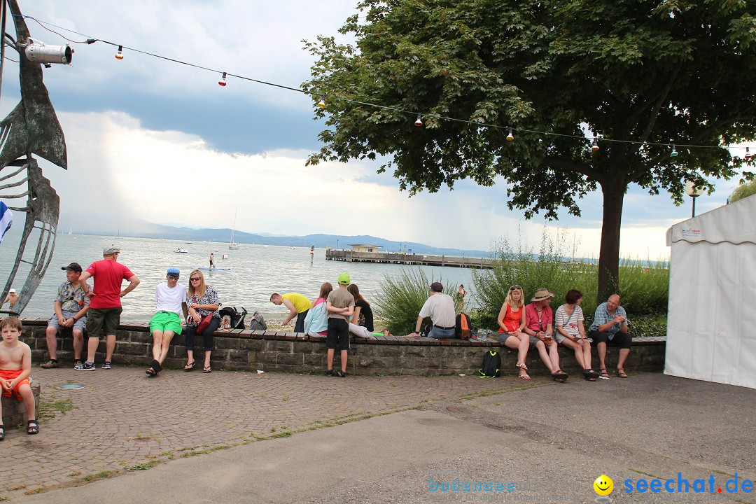 Uferfest mit Feuerwerk: Langenargen am Bodensee, 30.07.2016