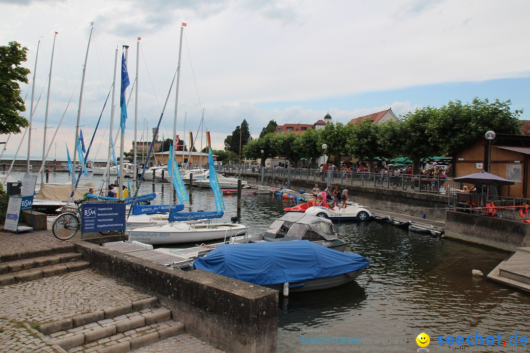 Uferfest mit Feuerwerk: Langenargen am Bodensee, 30.07.2016