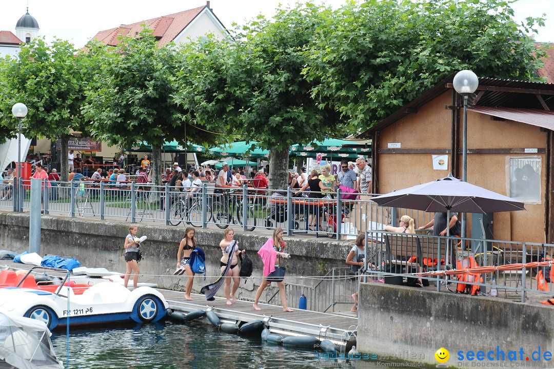 Uferfest mit Feuerwerk: Langenargen am Bodensee, 30.07.2016