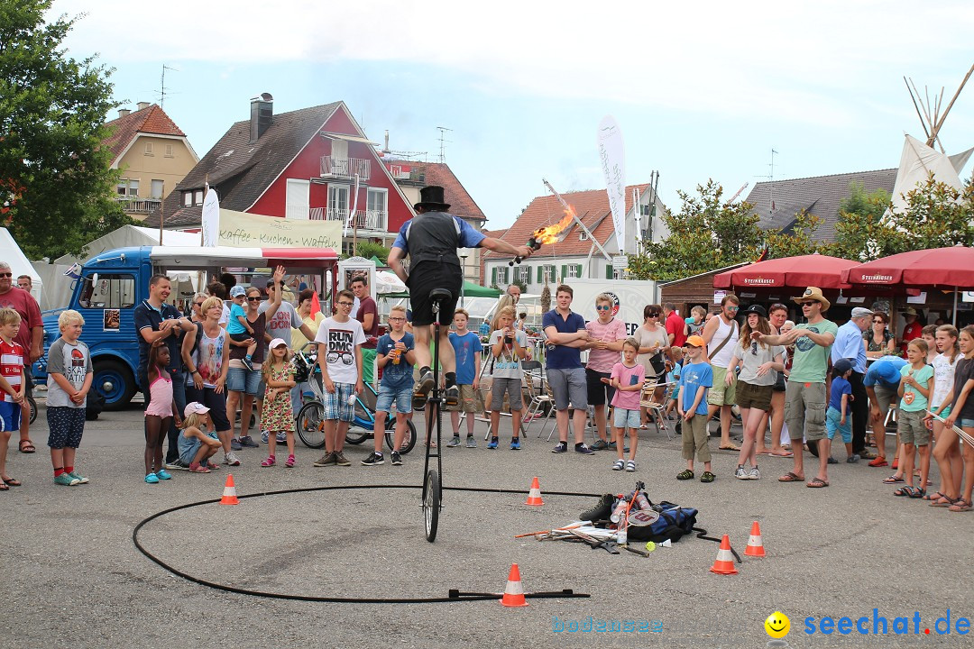 Uferfest mit Feuerwerk: Langenargen am Bodensee, 30.07.2016