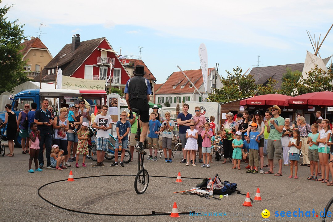 Uferfest mit Feuerwerk: Langenargen am Bodensee, 30.07.2016