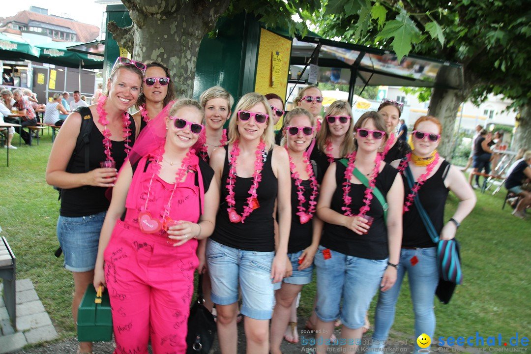 Uferfest mit Feuerwerk: Langenargen am Bodensee, 30.07.2016