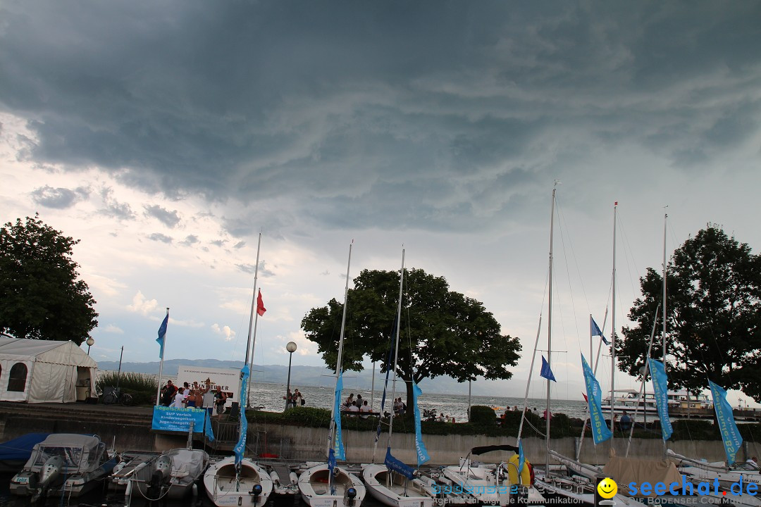 Uferfest mit Feuerwerk: Langenargen am Bodensee, 30.07.2016