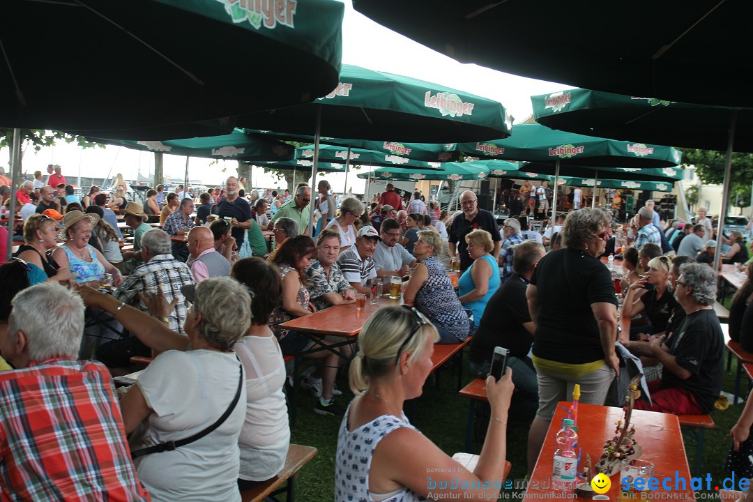 Uferfest mit Feuerwerk: Langenargen am Bodensee, 30.07.2016