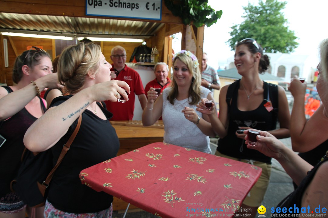 Uferfest mit Feuerwerk: Langenargen am Bodensee, 30.07.2016